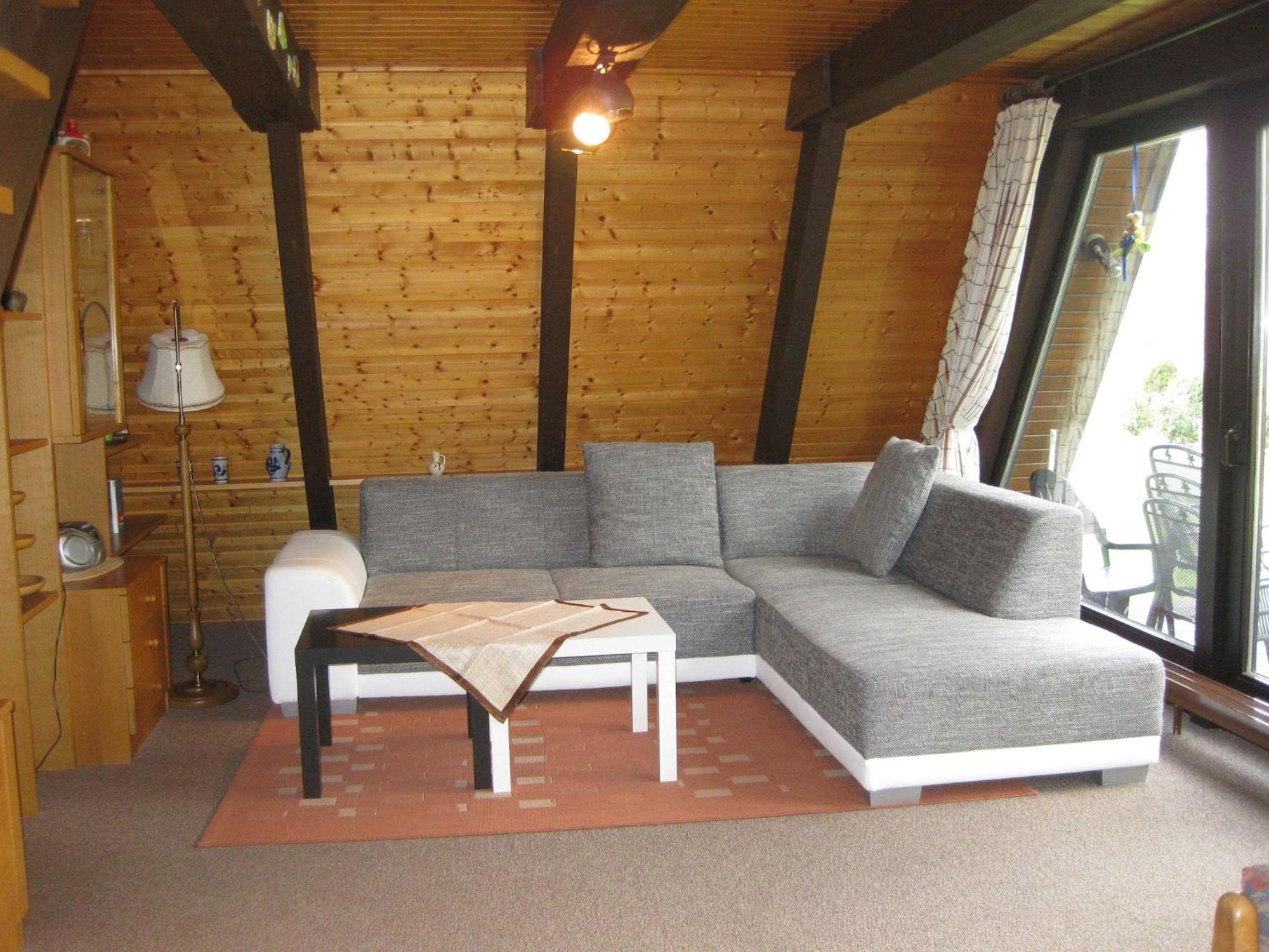 Wooden Bungalow With A Terrace, In A Wooded Area Villa Ronshausen Buitenkant foto